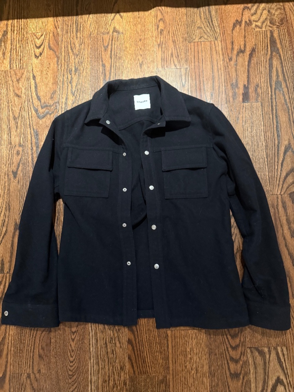 Sandro Navy Blue Fleece